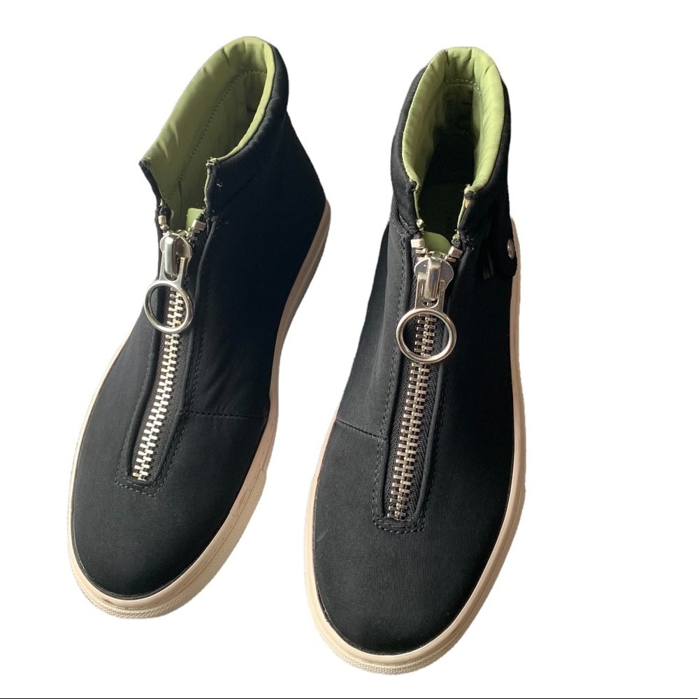 Zara Woman Zipper Satin Sneaker Size 35